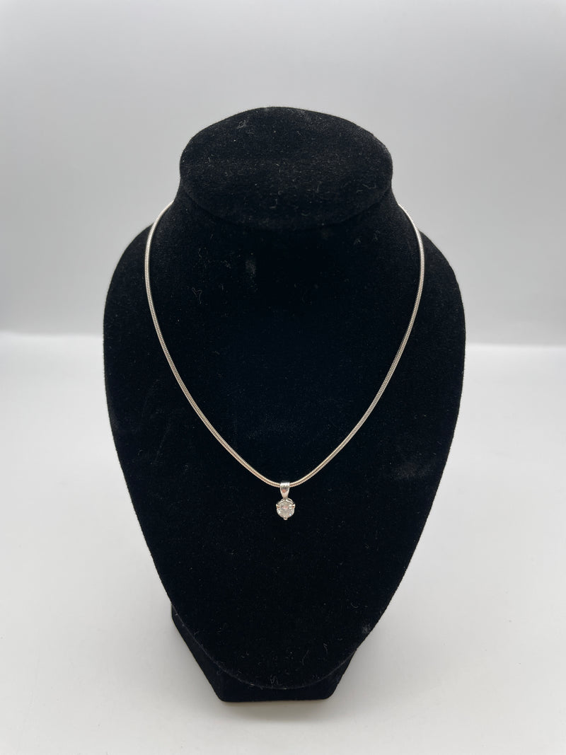 Solitaire Diamond Necklace