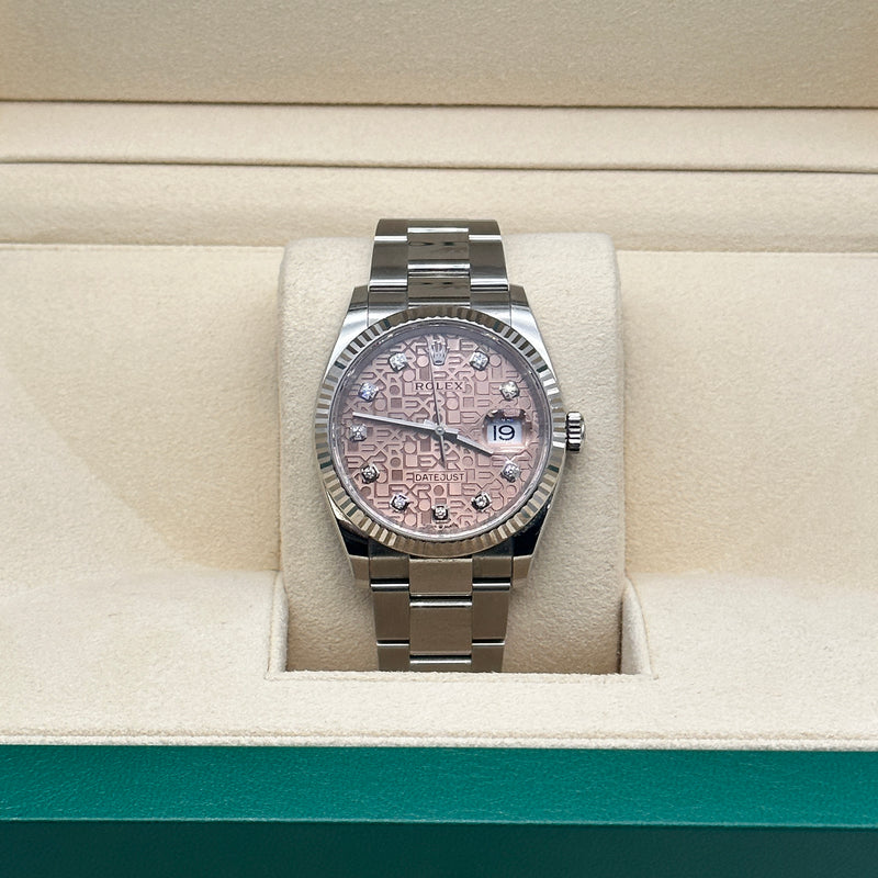 Rolex Datejust 36mm Pink Diamond Dial