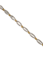 Baguette Cut Diamond Bracelet