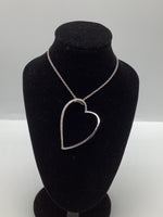 White Gold Heart Necklace