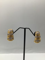 Gold and Diamond Earrings