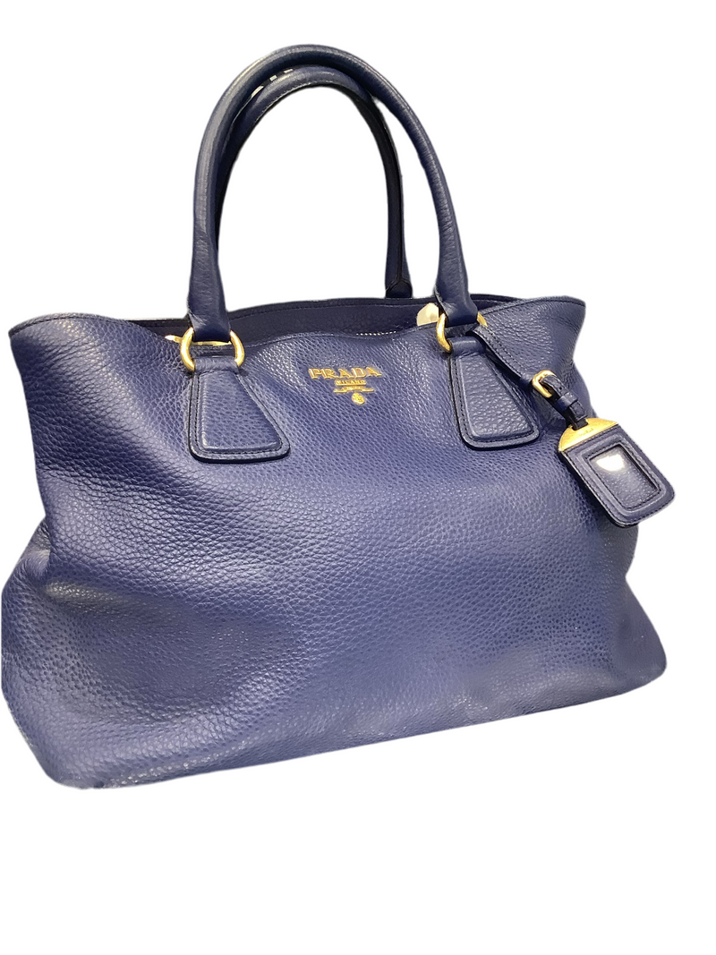 Prada Vitello Phenix Top Handle Bag