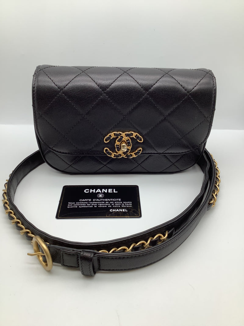 Chanel Quilted Flap Belt Bag