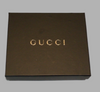 Gucci Dark Brown Canvas and Leather Wallet