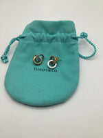 Tiffany & Co Silver and Yellow Gold Earrings