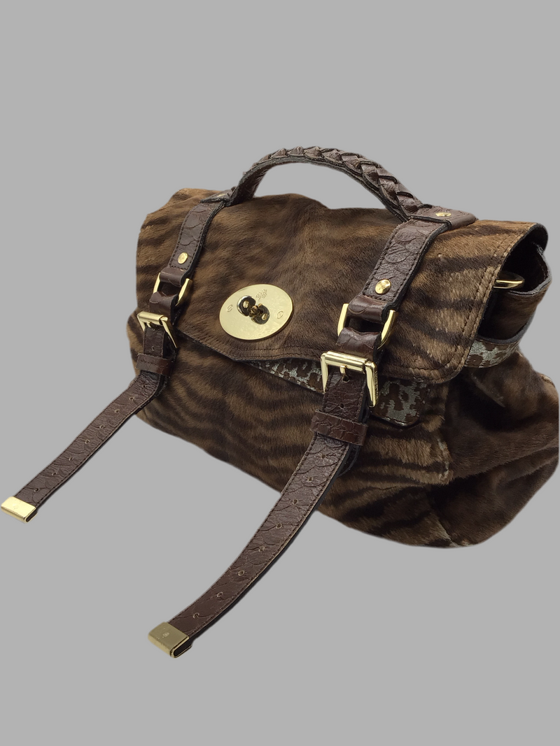 Mulberry Tiger Print Bag