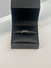 18ct Gold Diamond & Pink Sapphire Ring