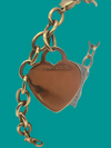 18ct Gold Tiffany & Co Heart Pendant Bracelet