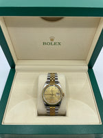 Rolex Datejust Diamond Champagne Dial Stainless Steel