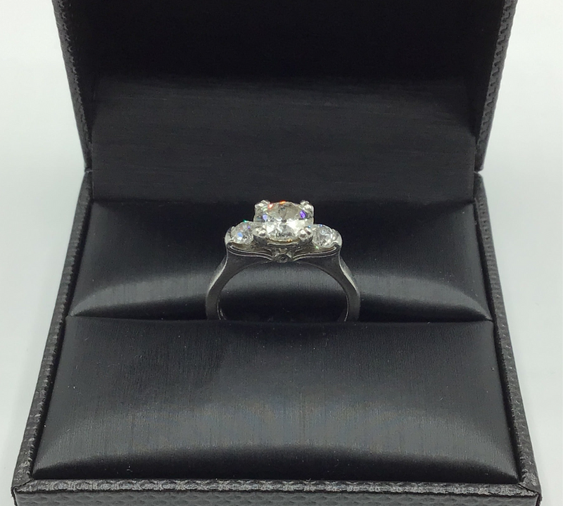 Platinum and Diamond Engagement Ring