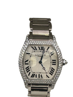 Cartier Tortue 18ct  White Gold With Diamonds