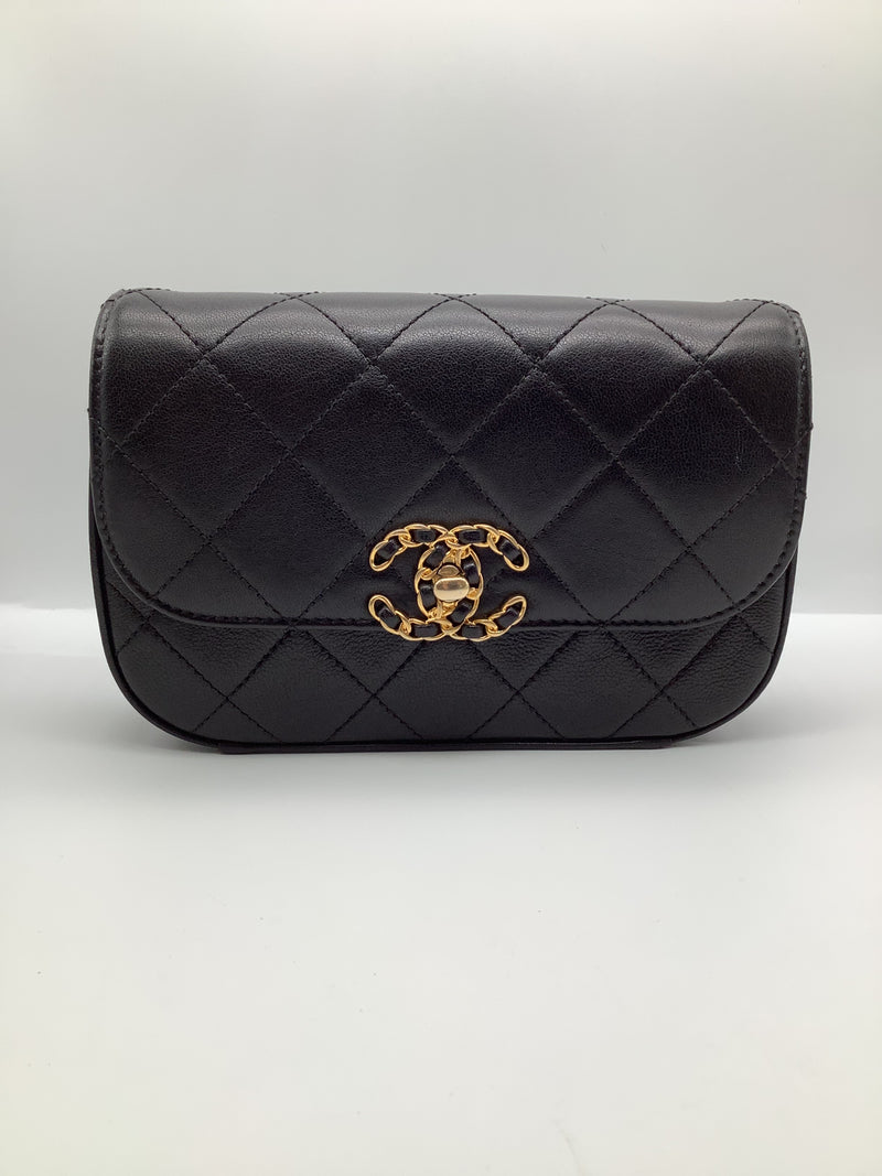 Chanel Quilted Flap Belt Bag