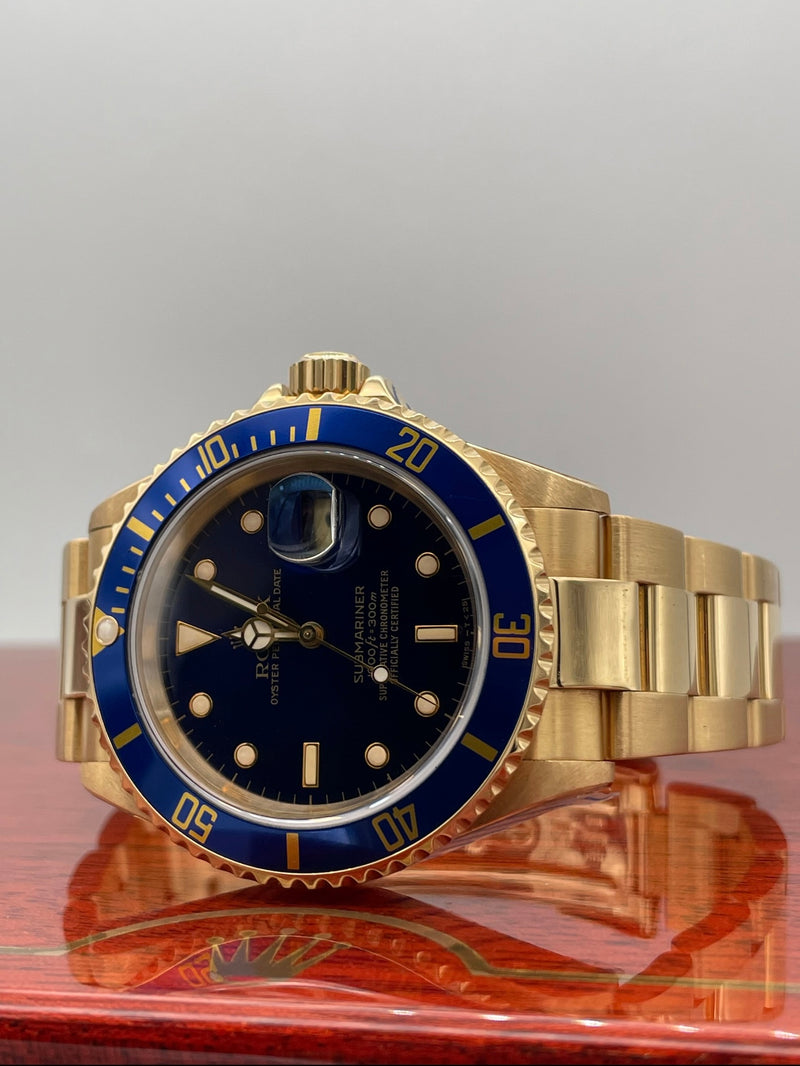 Rolex 18 Carat Yellow Gold Submariner