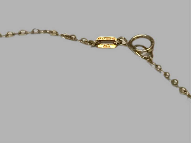 9ct Yellow Gold Garnet Necklace