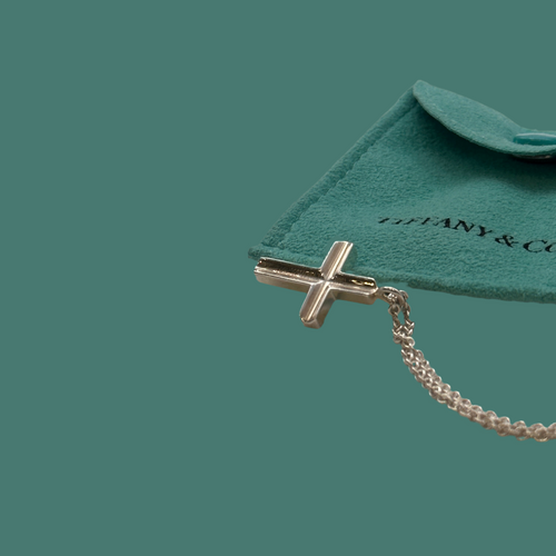 Tiffany & Co Cross Pendant Necklace