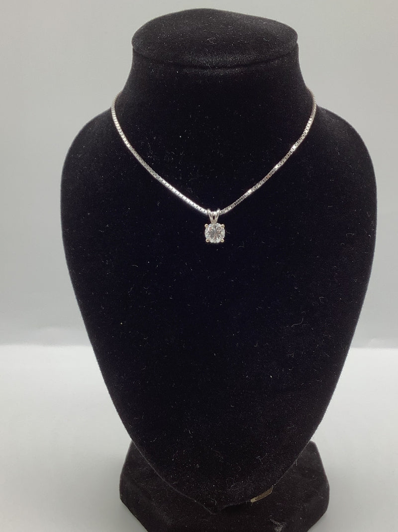 Diamond Solitaire Necklace