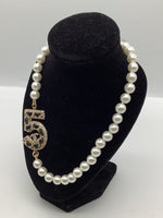 Chanel Pearl '5' Necklace