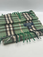 Burberry Muffler Green Scarf