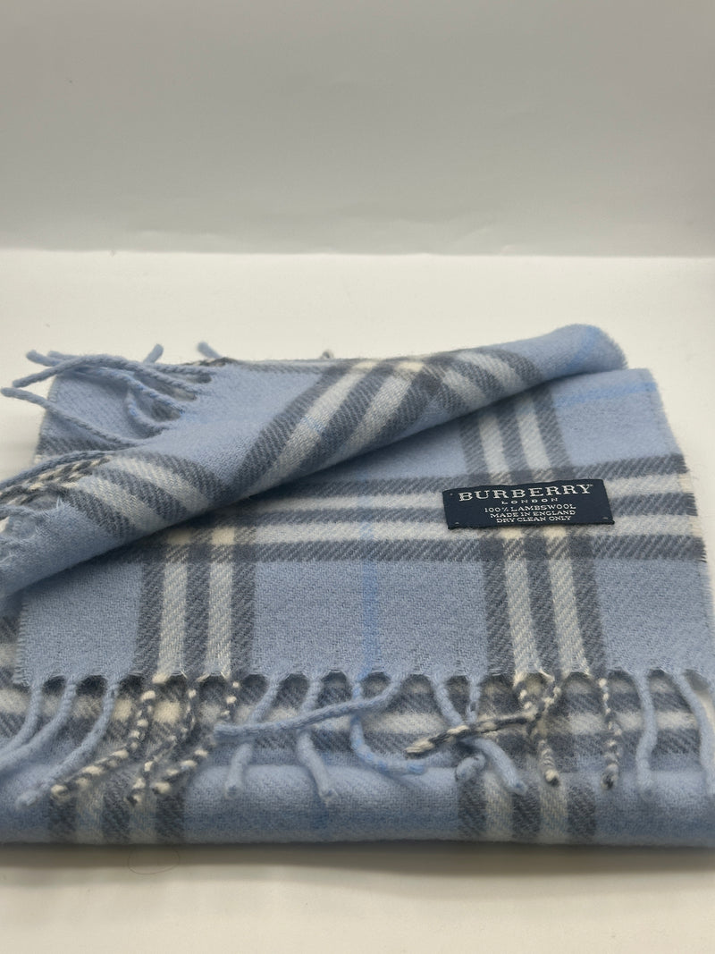 Burberry Blue Muffler Scarf