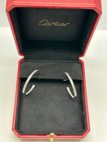 Cartier Diamond Hoop Earrings