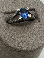 Sapphire and Diamond Ring