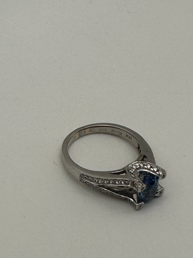 Sapphire and Diamond Ring