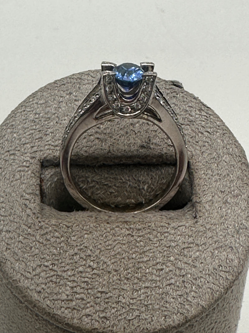 Sapphire and Diamond Ring