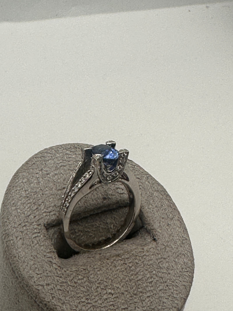 Sapphire and Diamond Ring