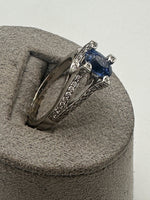 Sapphire and Diamond Ring