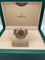 Rolex Stainless Steel and Yellow Gold Lady Datejust 26mm Diamond Dial