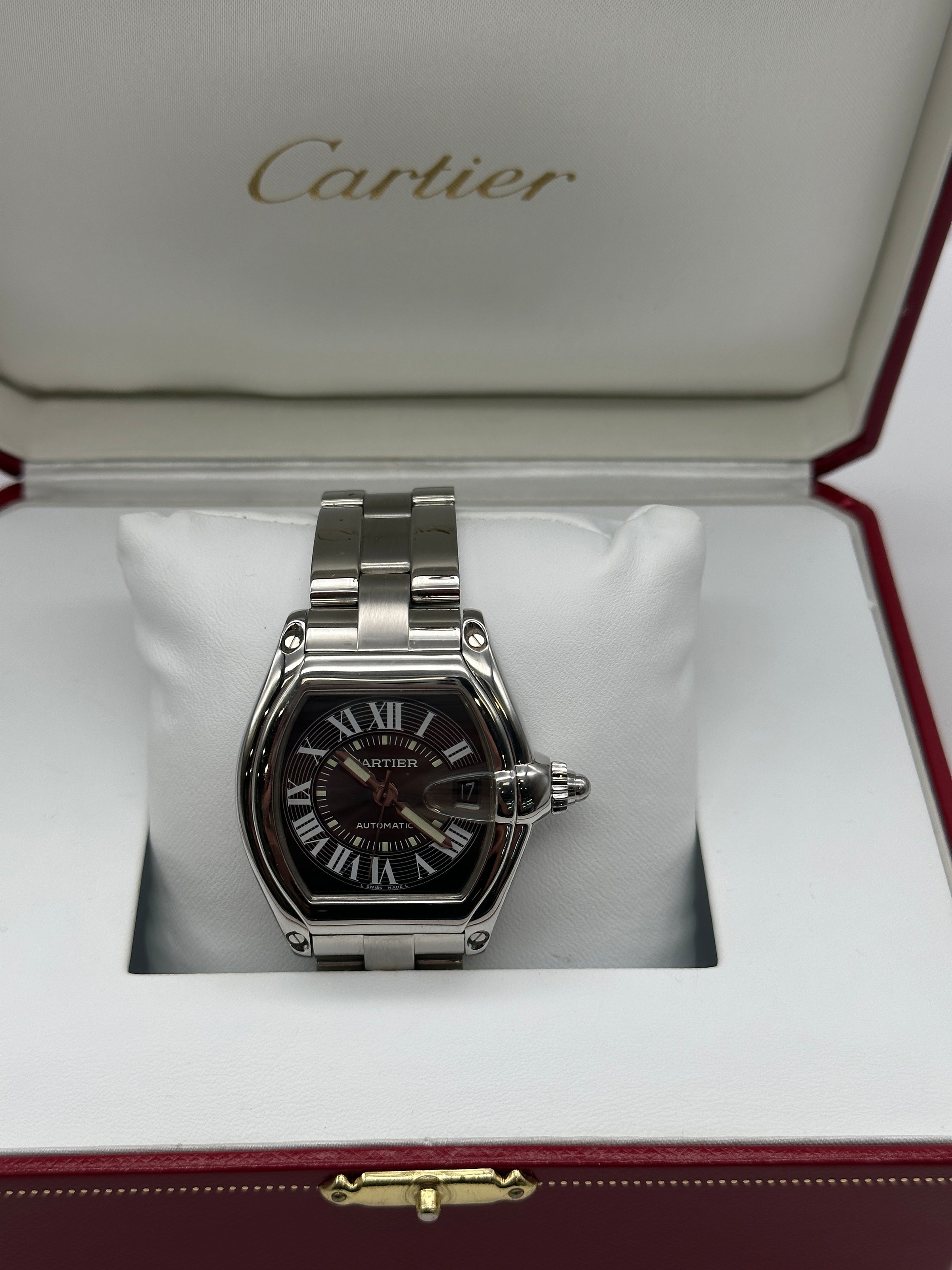 Cartier Roadster Stainless Steel Grey Dial Elite HNW High End