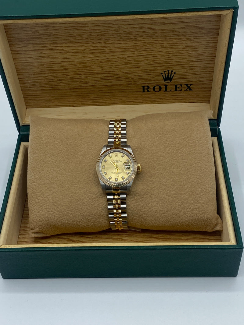 Rolex 26mm Datejust Stainless Steel And Yellow Gold