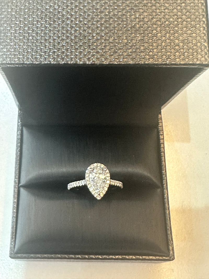 Pear Shape Diamond Ring