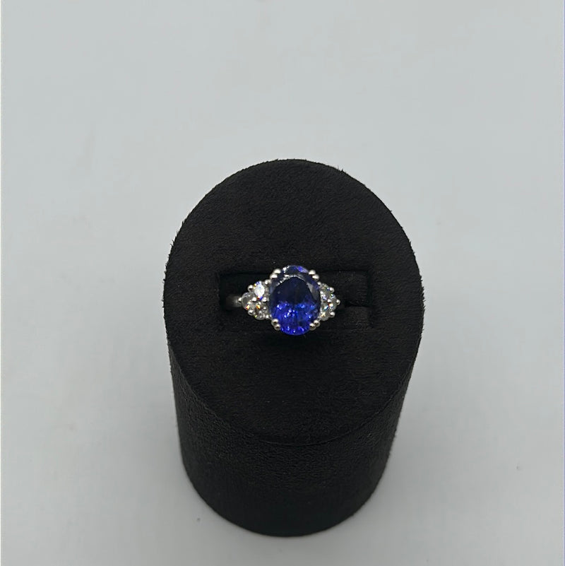 Tanzanite And Diamond Ring