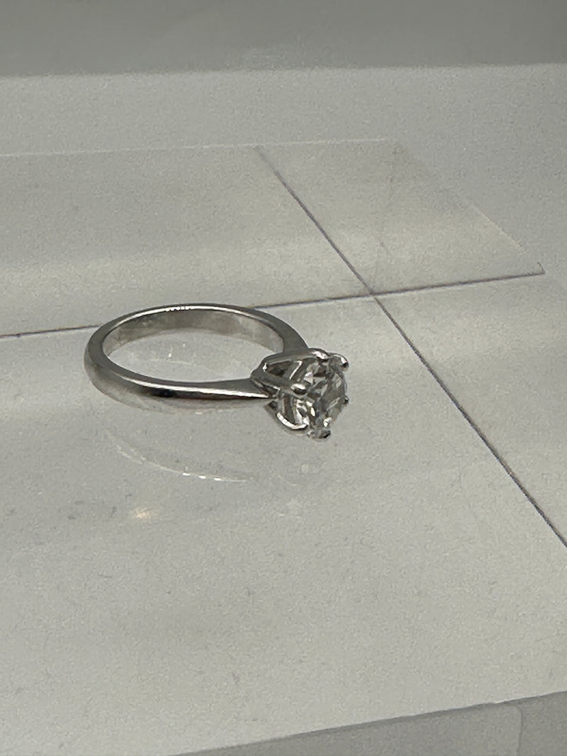 Platinum Solitaire Diamond Ring