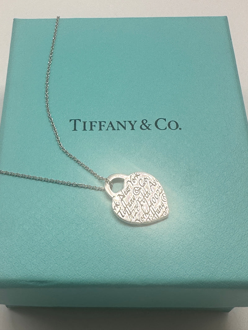 Tiffany Notes 727 Fifth Avenue Heart Necklace