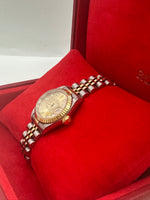 Rolex Datejust 26mm Champagne Diamond dot dial