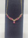 Ruby and Diamond Necklace