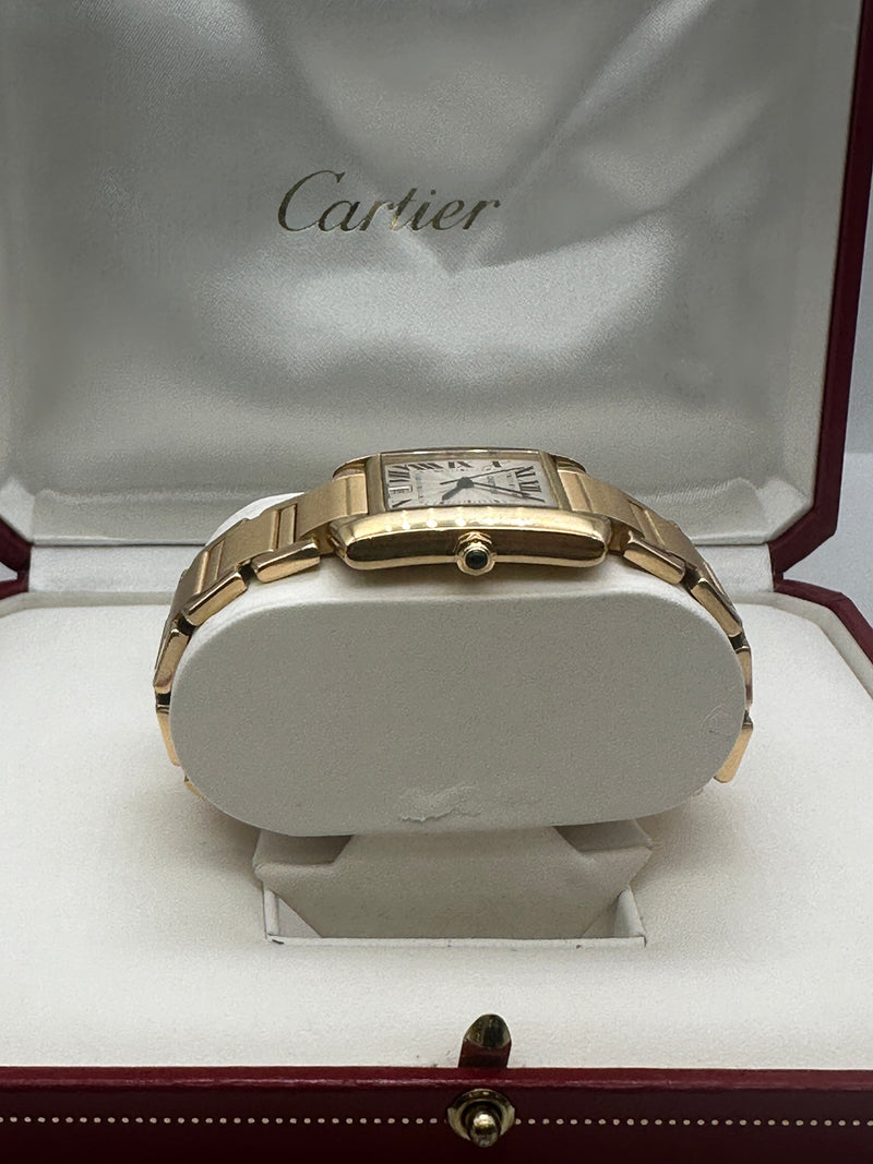 Cartier Tank Francaise 18k Yellow Gold