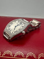 Cartier Tortue 18ct  White Gold With Diamonds