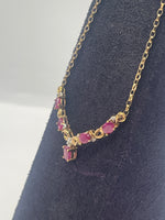 Ruby and Diamond Necklace