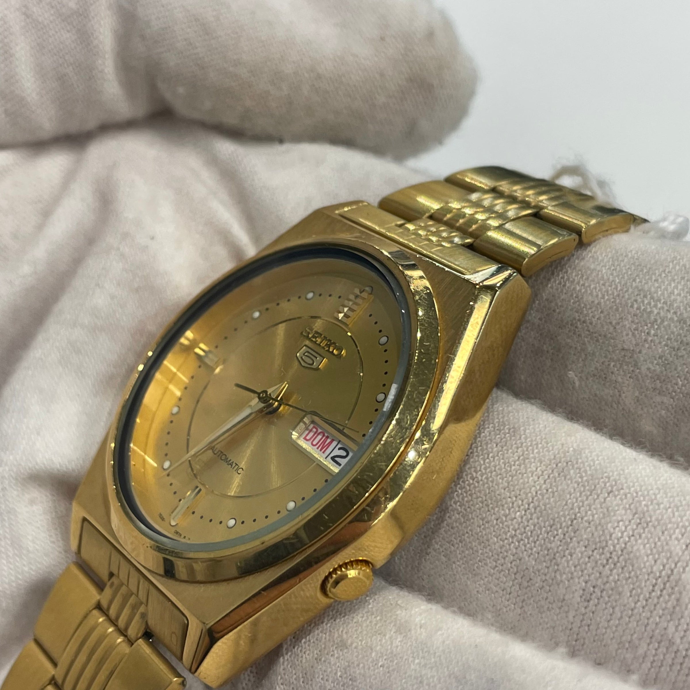 Seiko day date automatic gold sale