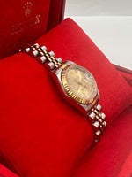 Rolex Datejust 26mm Champagne Diamond dot dial