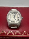 Cartier Tortue 18ct  White Gold With Diamonds