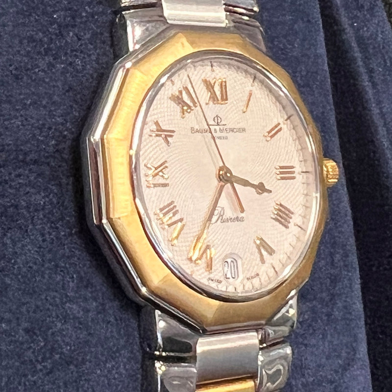 Baumé and Mercier Rivera Steel and Gold