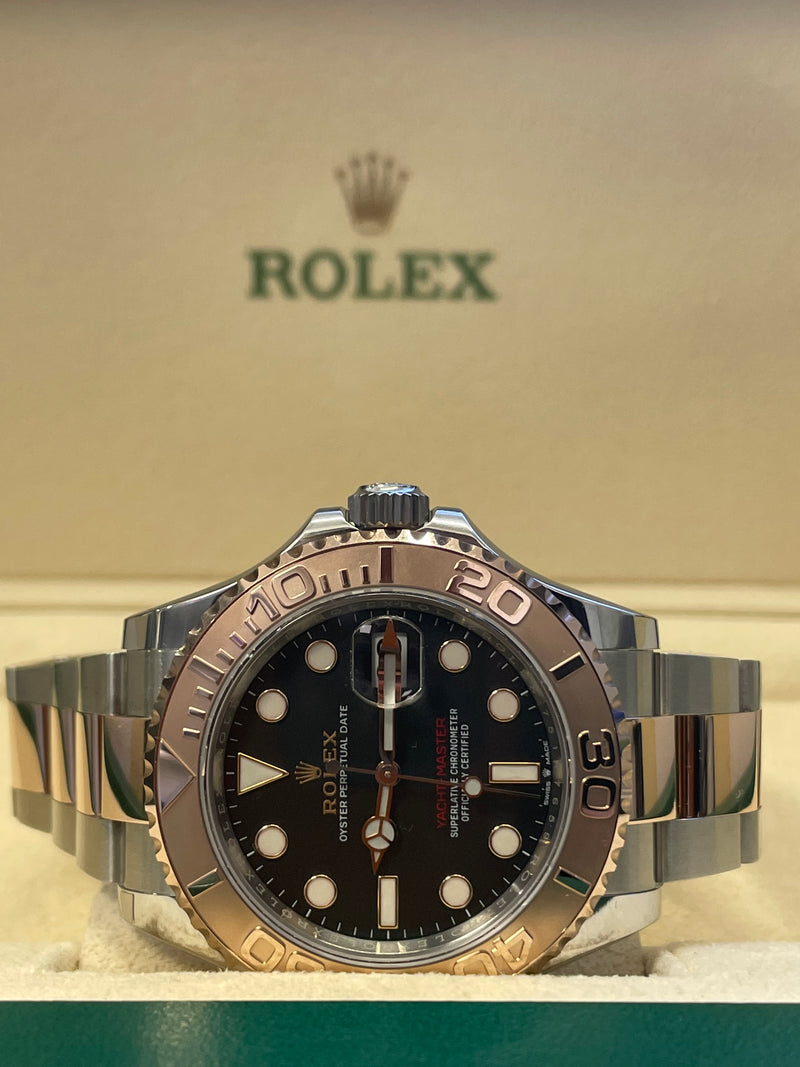 2021 Rolex Yacht-Master Stainless Steel Rose Gold Men's Watch For