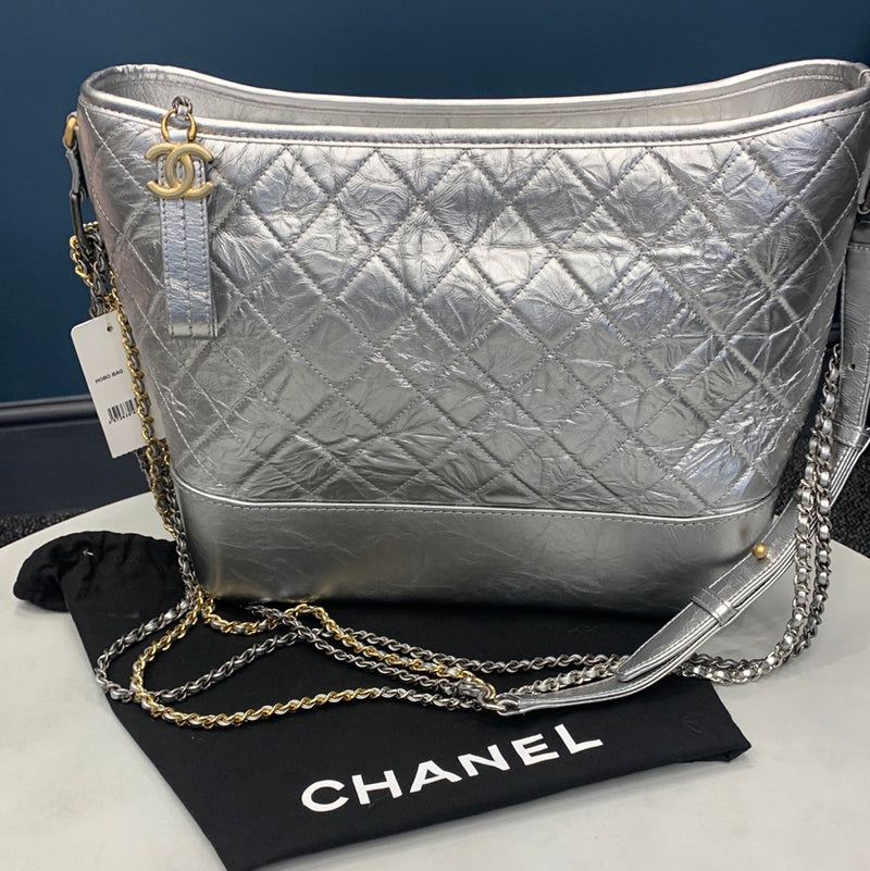Chanel Modern Thick Chunky Chain Soft Lamb Hobo Slouchy Tote For Sale at  1stDibs  chanel slouchy bag slouchy chanel bag chanel slouch bag