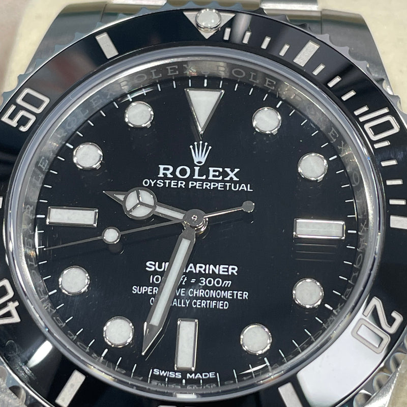 Rare Discontinued Rolex Submariner 114060  Non-Date