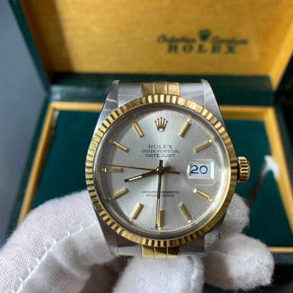 Rolex Datejust Stainless Steel And Yellow Gold 36mm Full Set – Elite ...