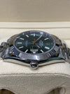 Rolex Datejust 41mm Green Face Smooth Bezel